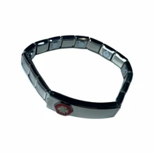 Jumbl Ladies Charm Stainless Steel Medical Bracelet