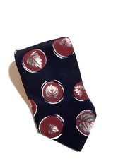 Tie Bugatti 100% Italian Silk Leaf Tie Made in USA Mens Necktie Suit Tie