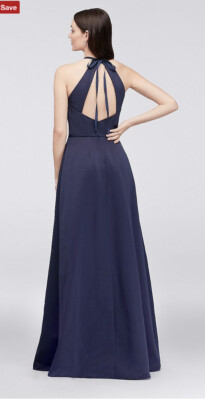 faille bridesmaid dresses Colette Silk Faille Column Gown