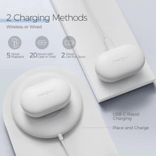 MPOW MX3 TRUE WIRELESS BLUETOOTH IN-EAR KOPFHÖRER BUDS STEREO - WEISS – Bild 6