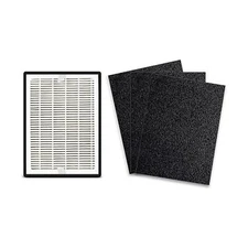 LEVOIT LV-H126 HEPA 3Pc Replacement Foam Filters Air Purifier Dust Remover Black