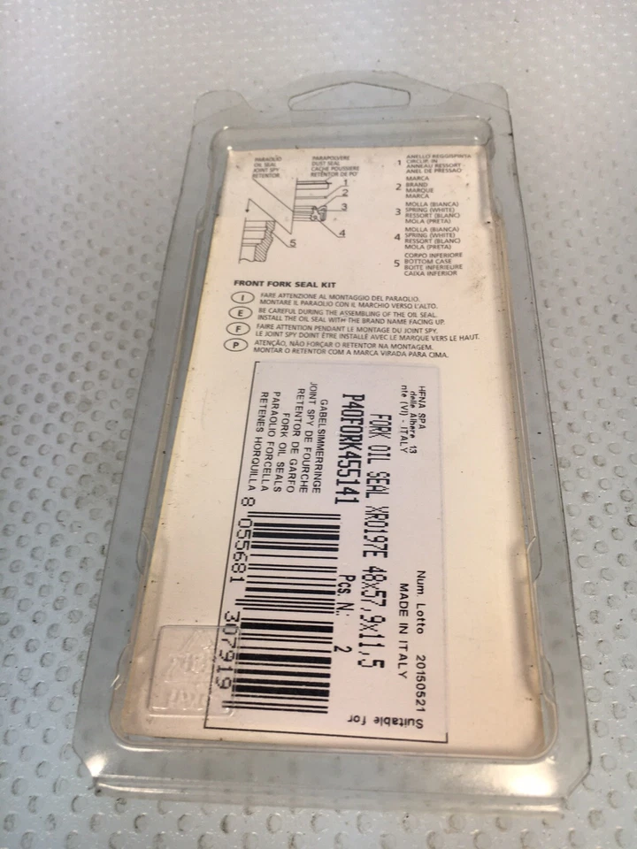 Paraolio Forcella NOK ATHENA 48 57,9 11,5 WP Ktm Beta Husqvarna Gas Gas - Immagine 2 di 4