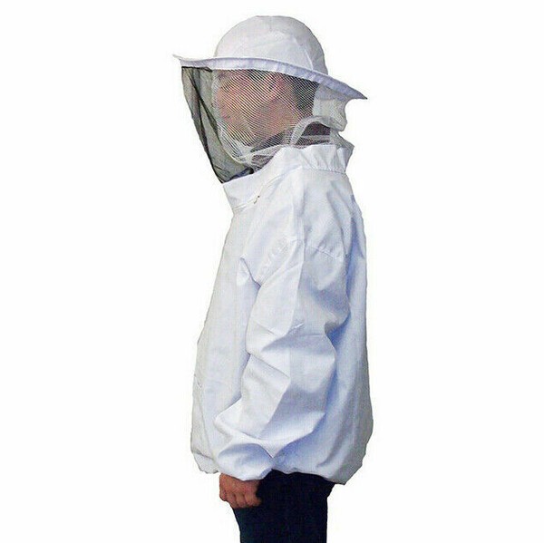 Beekeeper Beekeeping Jacket Protective Veil Smock Bee Hat Suit Clothes