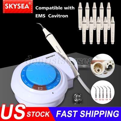 Dental Ultrasonic Piezo Scaler Unit For EMS WOODPECKER + 10Pcs Handpiece H6EMS