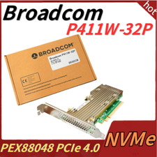 BROADCOM 05-50054-00 PCI-Express 4.0x16 P411W-32P NVMe Switch Adapter
