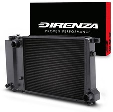 DIRENZA BLACK ALLOY 45mm SPORT RADIATOR RAD FOR BMW 3 SERIES E30 E36 E34 82-01