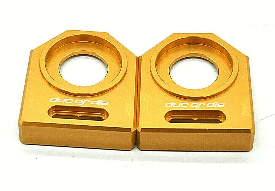 NUEVO Ducati Monster 620 1000 800 S4 ST4s AJUSTADOR DE CADENA PLACAS LATERALES Tensor gl Foto 4 de 4