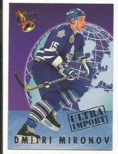 DMITIRI MIRONOV 1992-93 FLEER ULTRA ULTRA IMPORT CARD NM-MT+ CONDITION