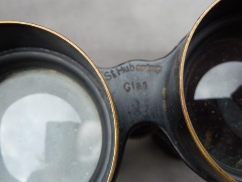 LOVELY QUALITY VICTORIAN BINOCULARS BRASS/LEATHER EMIL BUSCH A-G RATHENOW 1890S - Picture 8 of 10
