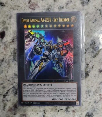 Divine Arsenal AA-ZEUS - Sky Thunder ERROR HOLO BLEED STAX-EN044 Yu-Gi-Oh! Card | eBay Divine Arsenal AA-ZEUS - Sky Thunder ERROR HOLO BLEED STAX-EN044 Yu-Gi-Oh! Card | eBay