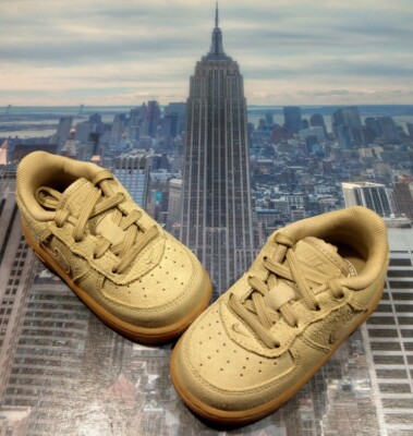 Nike Air Force LV8 Low Suede Mushroom TD Toddler Size 6c
