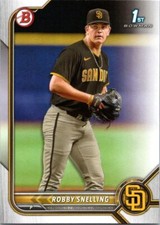 2022 1st Bowman Draft #BD-82 Robby Snelling - Free Shipping!