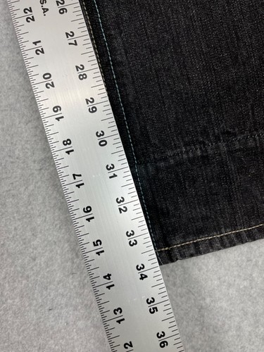 Vintage Coogi Jeans Herren 32x34 schwarz Paisley Bündchen Taschen Hip Hop Baggy Y2K - Bild 9 von 20