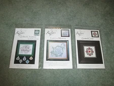 NEW & RARE KESLYN'S CROSS STITCH CHART PACK YOU CHOOSE: CHRISTMAS MEMORY CREST