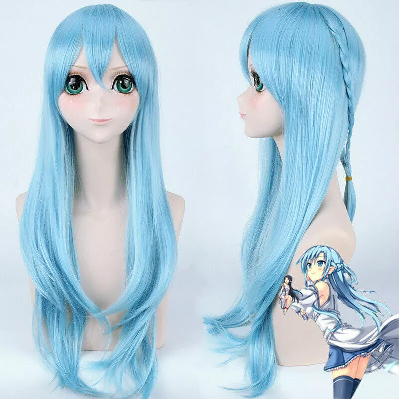 Blue wig cheap online