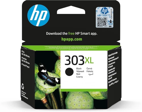 HP 303XL Nero, T6N04AE, Cartuccia Originale HP, ad Alta Capacità BLACK