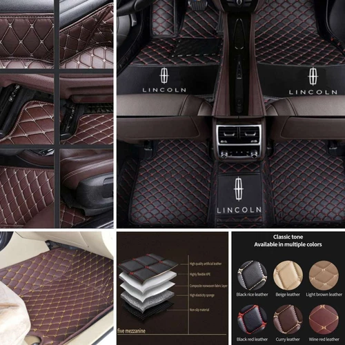 For Lincoln Town Car 1998-2011 Custom Carpets All Weather Car Floor Mats Auto - Imagen 6 de 36