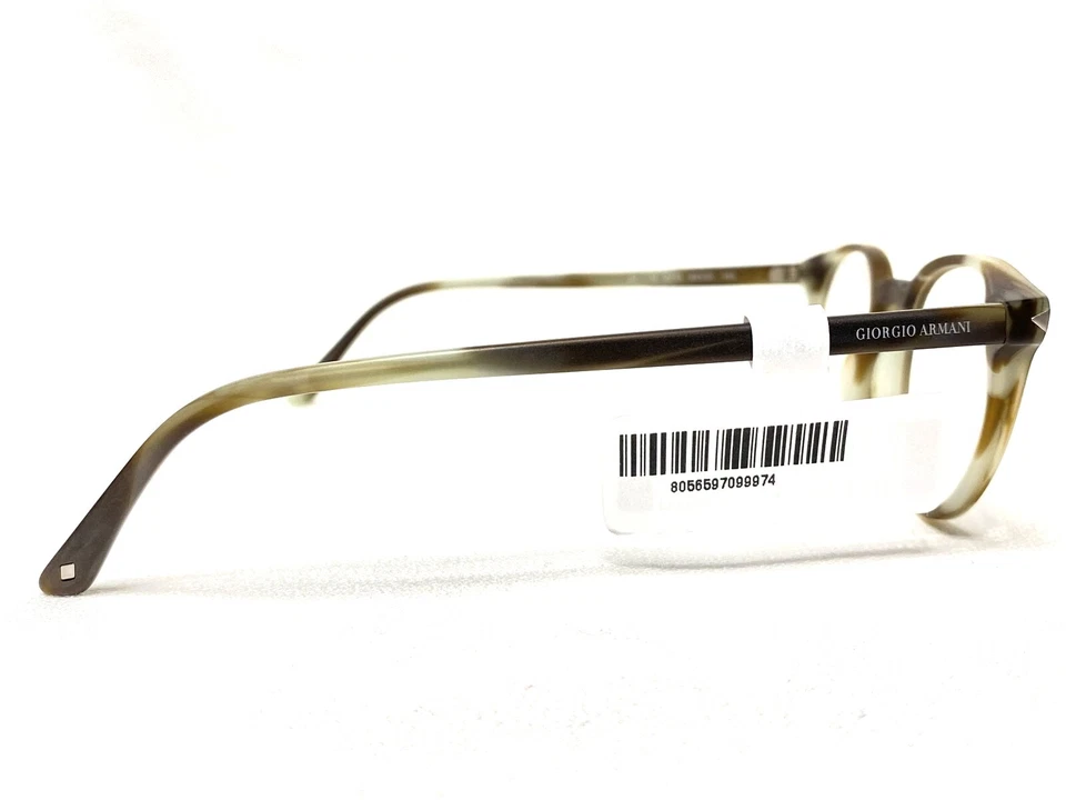 Новый Giorgio Armani AR7176 5773 мужской в полоску зеленый круглый очки оправы 48/20 - Изображение 3 из 4