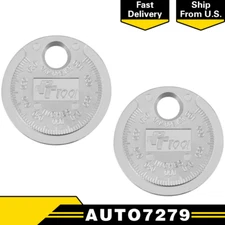 Spark Plug Gap Tool Gapper Gauge Feeler New Performance Tool Coin Tool Set of 2