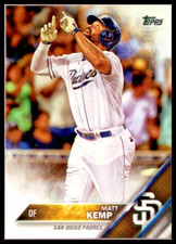 2016 TOPPS #112 MATT KEMP SAN DIEGO PADRES