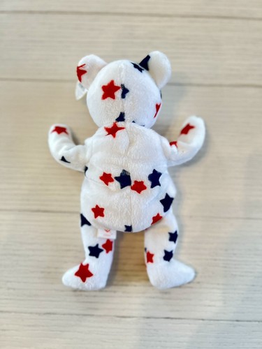 Ty Beanie Babies "Glory the Bear" retirado - muchos errores en la etiqueta, excelente estado - Imagen 2 de 4