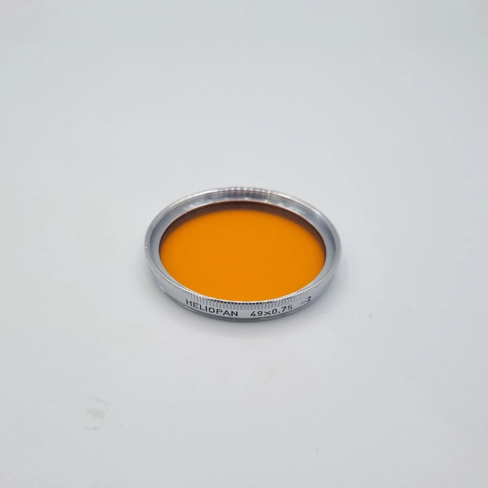 Heliopan 49x0.75 -2 orange filter vintage genuine #179 - Image 2 of 3