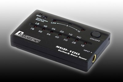 DIMAVERY SGB-100 Stimmgerät für Gitarre und Bass Tuner for Guitar and Bass
