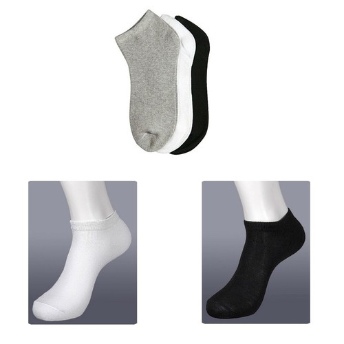 3 6 12 Pairs Men Women Unisex Low Cut Casual Athlete Solid Thin Wholesale Socks - 第 5/12 張圖片
