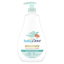 Baby Dove Sensitive Skin Care Baby Wash For Bath Time, Moisture Fragrance Free