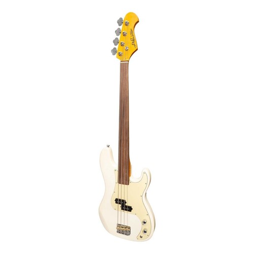 J&D Luthiers 4-String PB-Style Fretless Electric Bass Guitar (Cream) - Picture 2 of 2