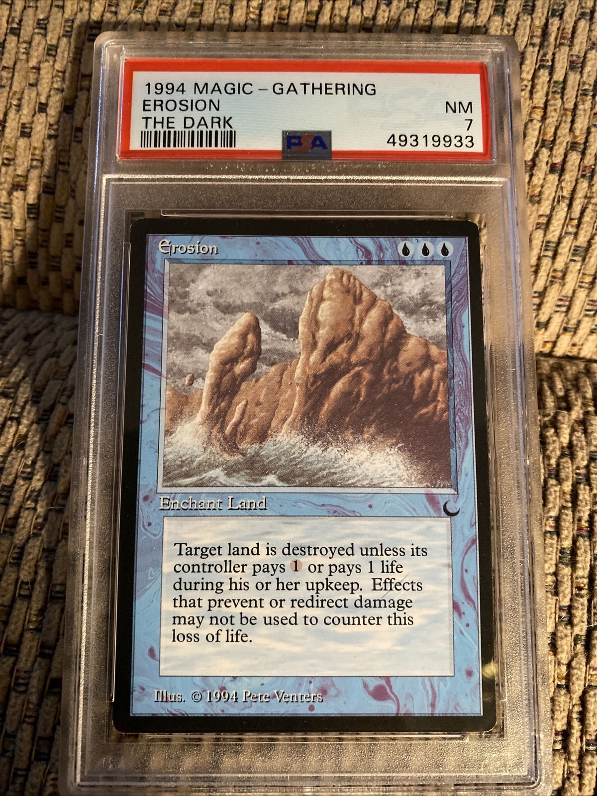 Graded Erosion PSA 7 NM The Dark 1994 MTG Magic