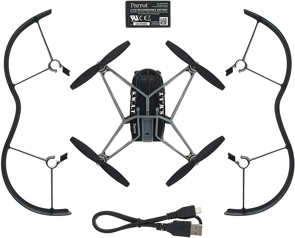 Parrot Airborne Night MiniDrone - SWAT (Black) - Image 2 of 2