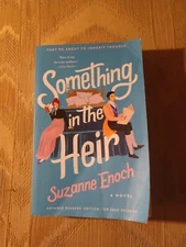 Something In The Heir By Suzanne Enoch ARC Uncorrected Proof Historical Fiction