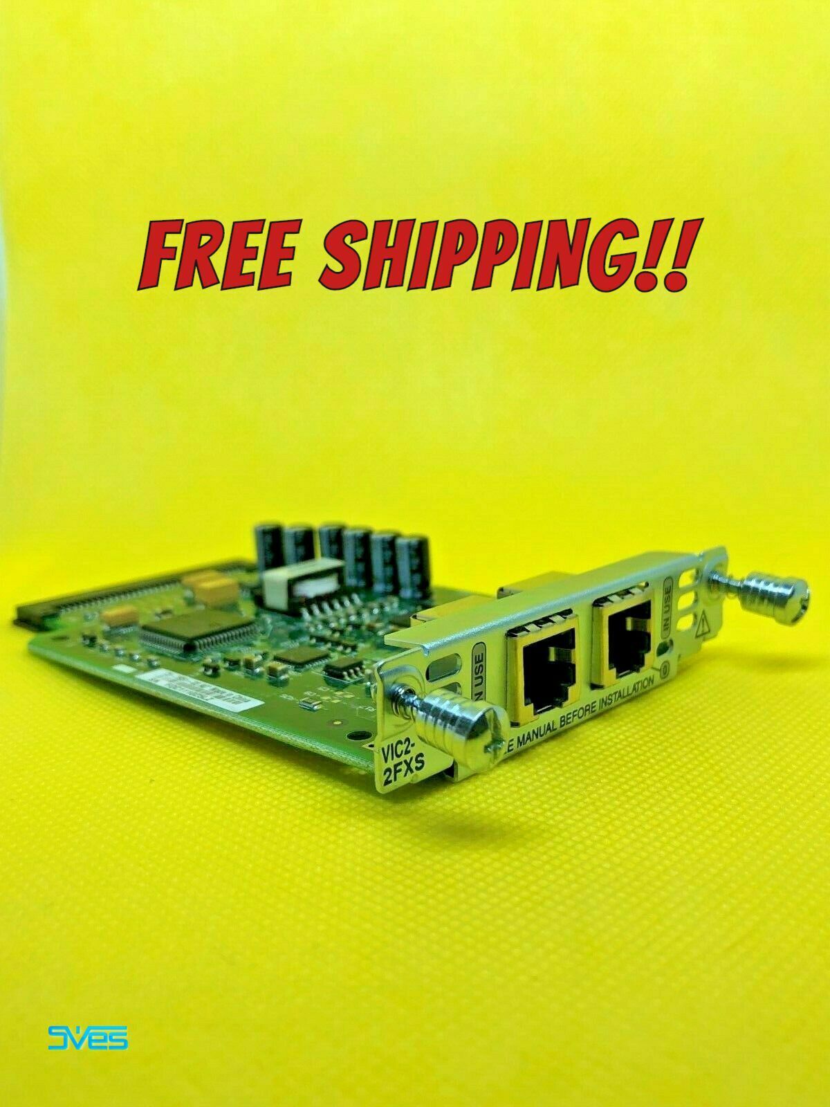 GENUINE! Cisco Systems VIC2-2FXS 2-port voice interface card FXS