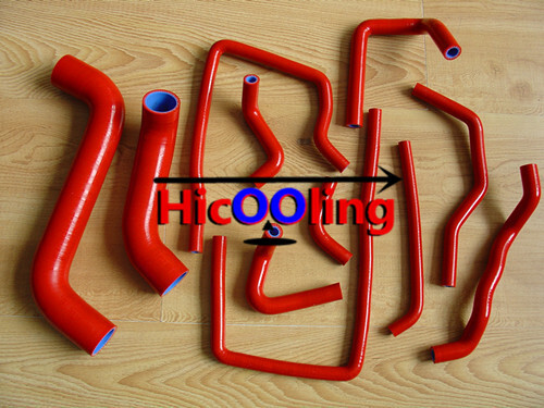 Blue Hose IMPREZA WRX STI GDA GDB EJ207 2002-2007 For SUBARU Silicone Radiator - Picture 4 of 6