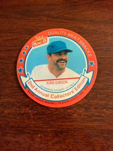 1989 King B Meats Disc #1 Kirk Gibson. NRMT/MINT