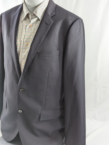 J Crew Ludlow Mens Blazer Sport Coat 3 Button Jacket Loro Piana 120s 42L Navy - Picture 3 of 12