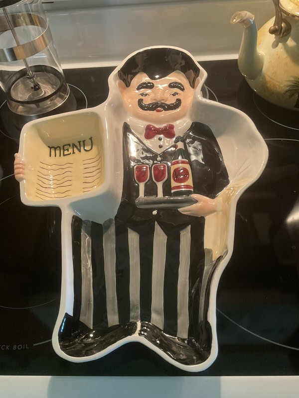 Porcelain Butler Serving Dish