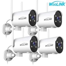4Packs Wireless Security Camera 4MP WiFi Home Security Camera System IP Outdoor