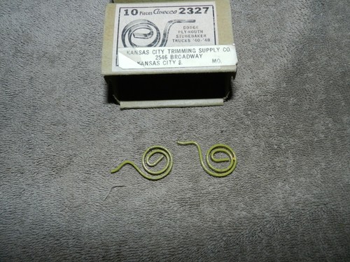 NOS 1940-48 Dodge Plymouth Studebaker Trucks Door Lock Cam Springs Yellow - Picture 2 of 6