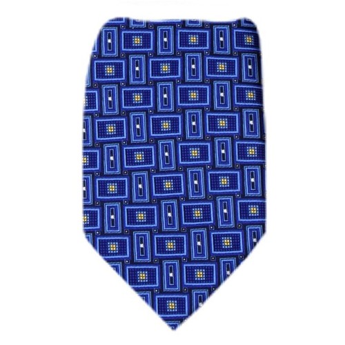Men's Pattern Classic Pretied Zipper Necktie Formal Weddings Business Prom - Picture 3 of 3