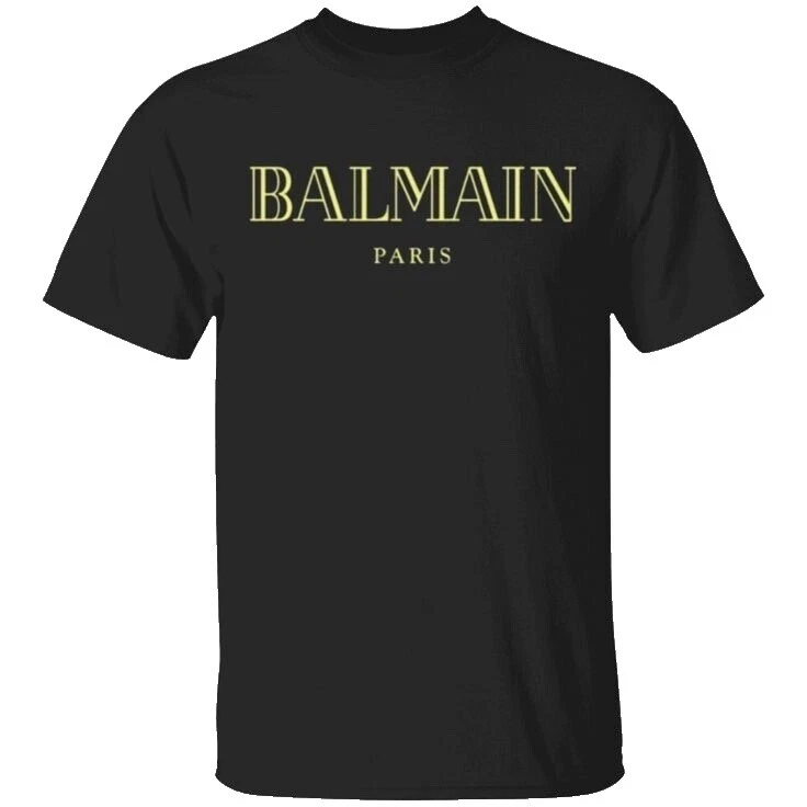 Balmain camisas negras para hombres