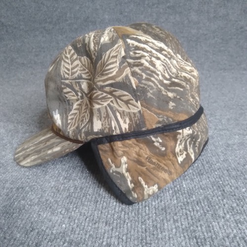 Real Tree Camouflage Hunting Hat With Ear Protection Adult Large - Picture 4 of 7