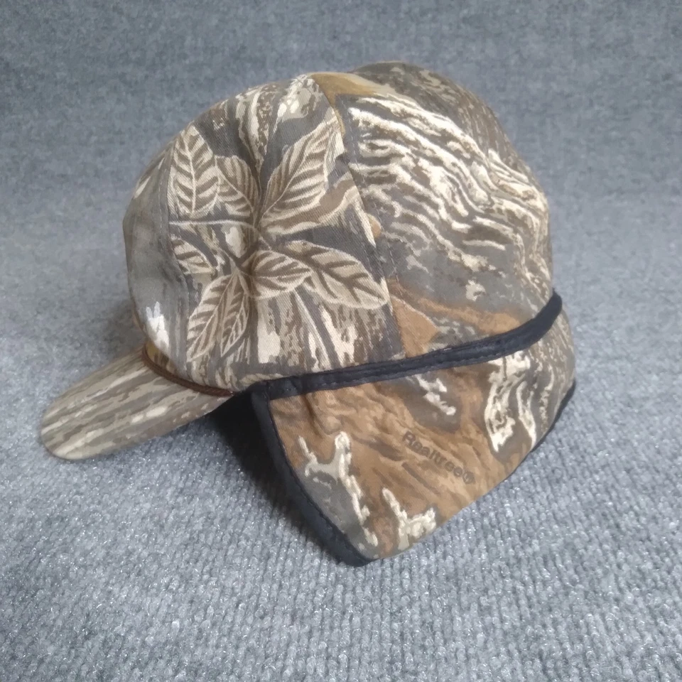 Real Tree Camouflage Hunting Hat With Ear Protection Adult Large - Image 4 of 4
