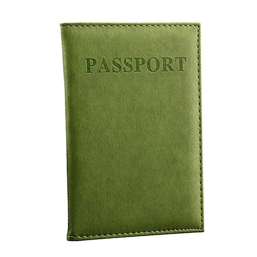 Organizador de pasaportes protector estuche protector de tarjetas grabado cubierta almacenamiento billetera viaje - Imagen 4 de 19