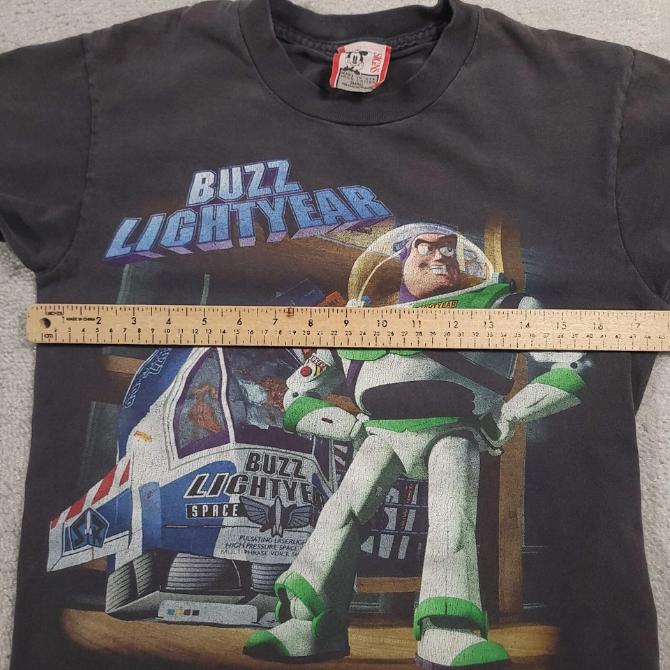 Camiseta De Colección Años 90 Toy Story Pixar Buzz Lightyear Película Promo Disney Hecha en EE. UU. Foto 3 de 4