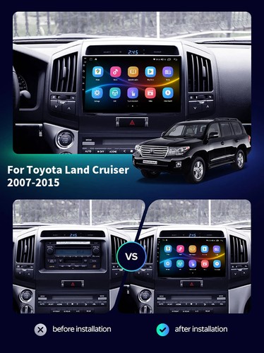 Android Car Radio CarPlay Screen For Toyota Land Cruiser 200 Multimedia Player - Picture 15 of 31