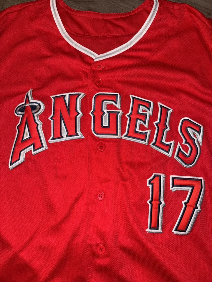 MLB SHOHEI OHTANI #17 MAJESTUOSA CAMISETA BASE FLEXIBLE 44 Foto 3 de 4