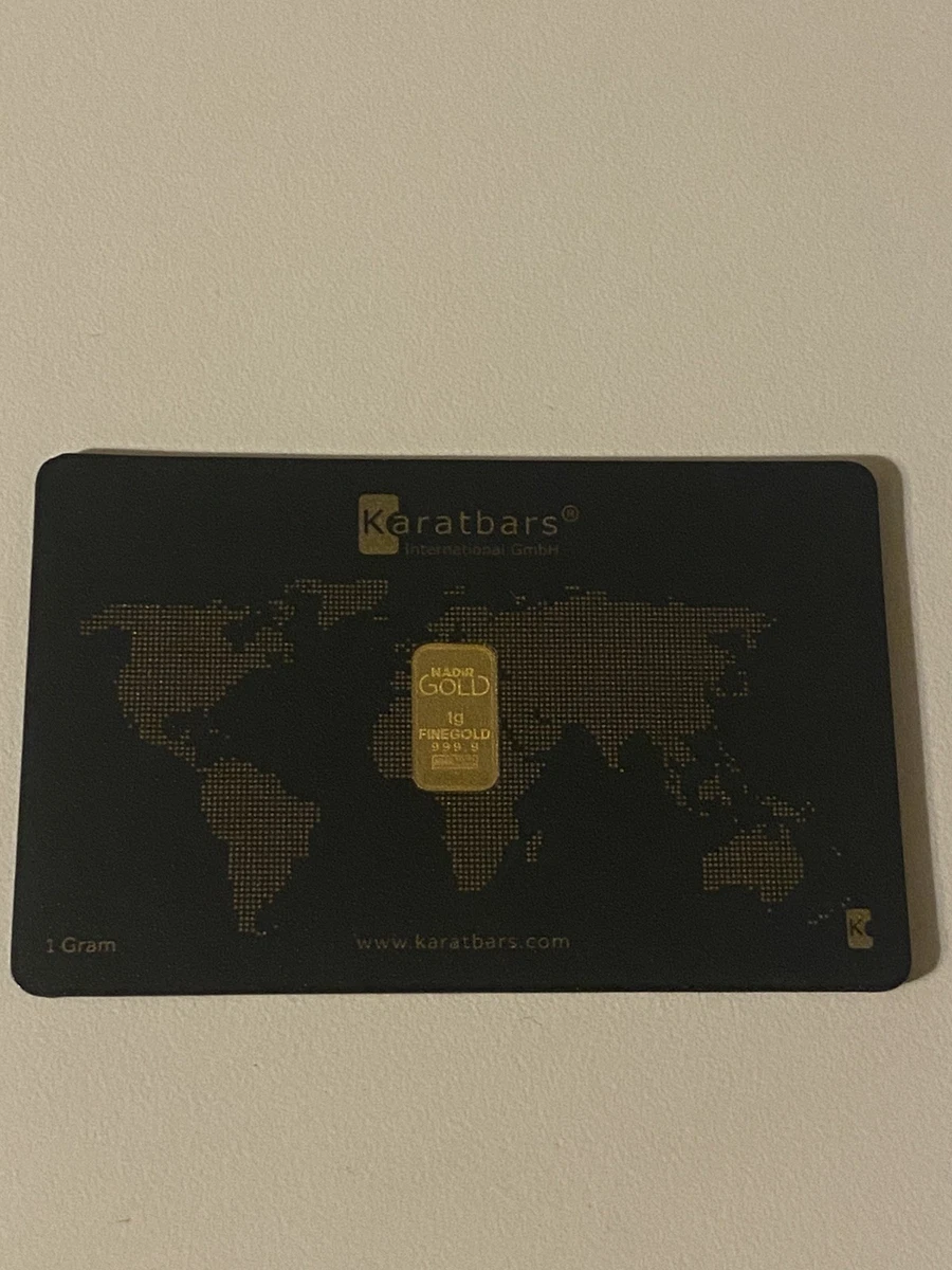 Nadir Gold Bullion 1 g Precious Metal Content per Unit for sale | eBay