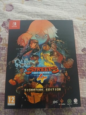 Streets of Rage 4 Signature edition NSW New with coin and card